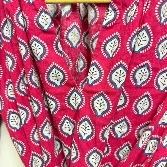 Caryn Lawn Pink Textile Braided Tie Waist Dress - Picture 7 of 16